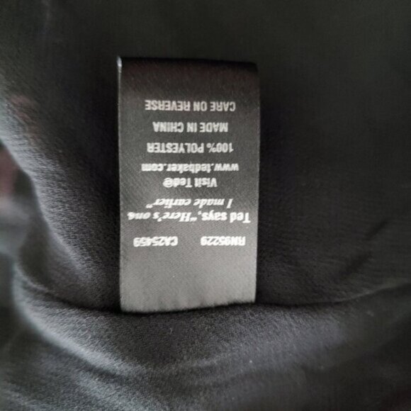 Ted Baker London Colour By Number Limeri V-neck Printed Maxi Dress Size 6 - Picture 11 of 11